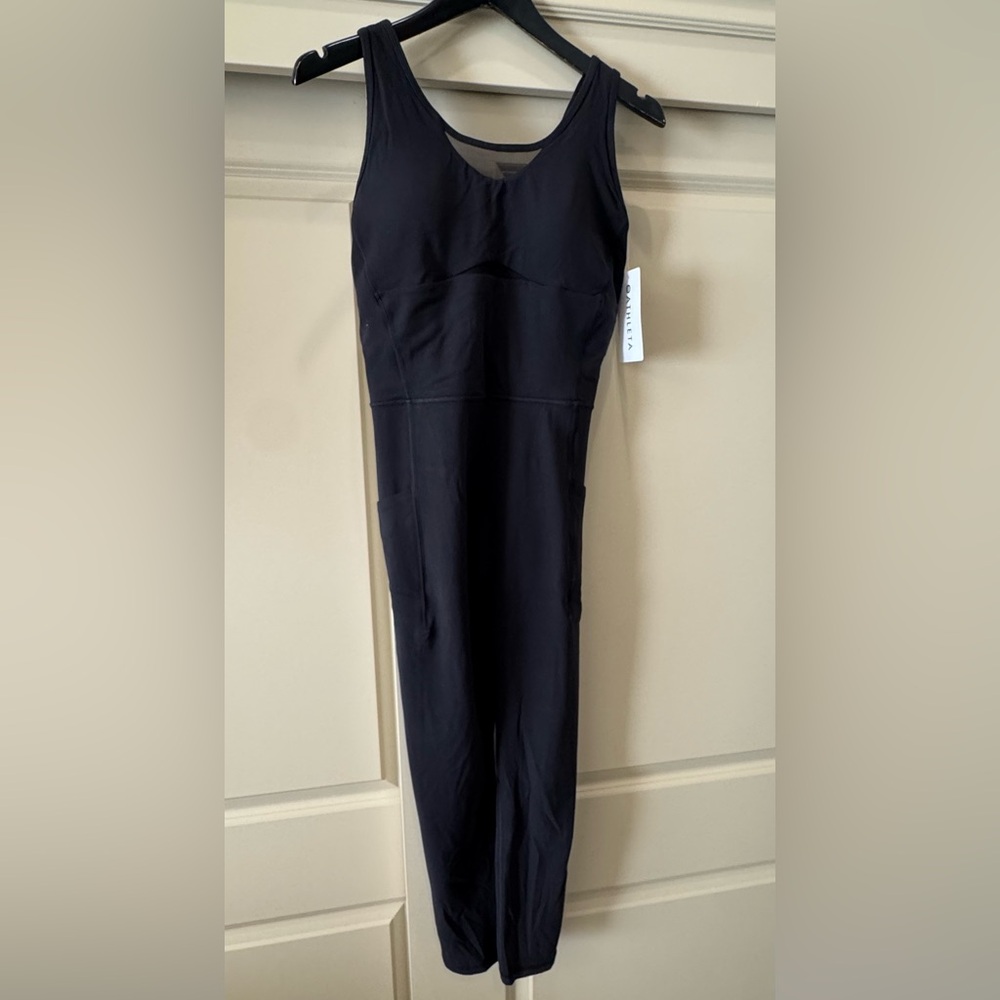 NWT Athleta Salutation Novelty Mesh Bodysuit Size L